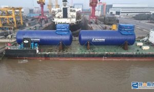 華滋能源交付液化天然氣燃料罐、二氧化碳液貨罐共8臺船用液罐